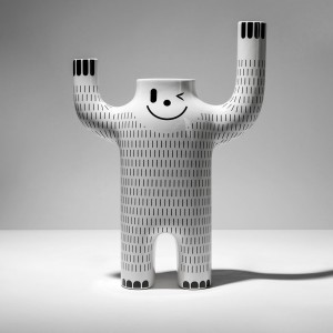 Jarrones Happy Yeti de BD Barcelona. Complementos decoración modernos
