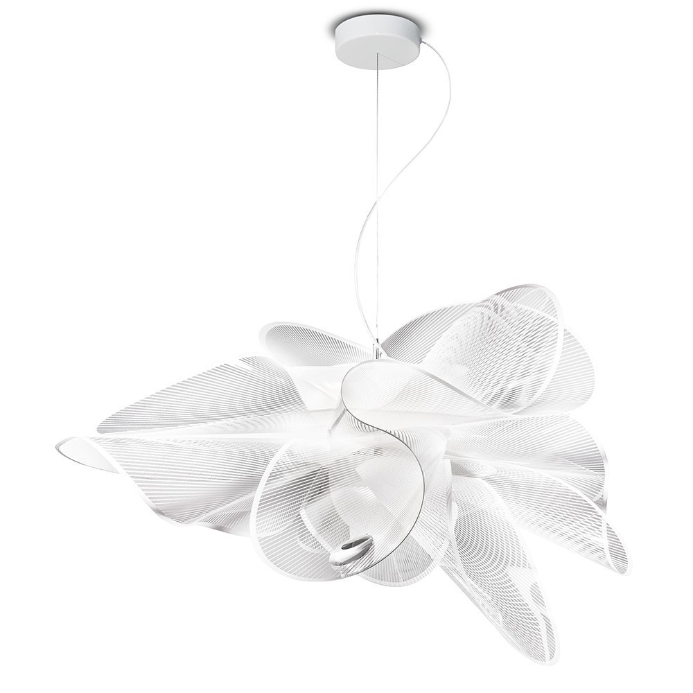 Lámpara suspendida La Belle Étoile Slamp. Diseño dinámico y de vanguardia.
