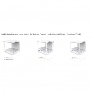 Pérgola Vela Daybed con Base Giratoria 360º y Anclajes al Suelo