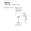 Lámpara sobremesa Jerry de Carpyen. Tienda online lamparas modernas.