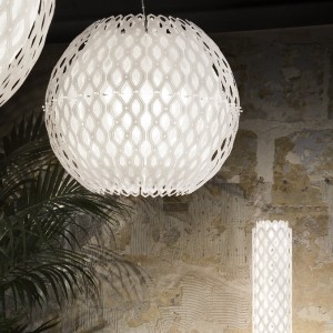 Lámpara suspendida Charlotte Globe. Iluminación para interiores Slamp.