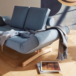 Sofá cama individual Ghia Wood de diseño para oficina de Innovation Living.