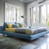 Cama Owen de Bonaldo. Mobiliario de diseño elegante y de calidad.