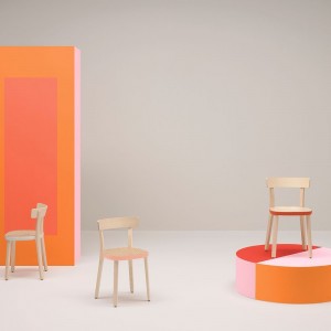Silla Folk de Pedrali. Sillas de diseño italiano. Sillas de madera modernas.