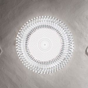 Lámpara de techo diseño Kalatos Slamp. Diseño estilo tejido para interior.