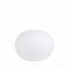 Lámpara de mesa Glo-ball Basic Zero de Flos. Lámpara de sobremesa de luz difusa.