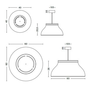 Lámpara de suspensión PC Pendant de Hay. Iluminación moderna para tu hogar.