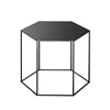 Mesita Auxiliar Hexagon para salón de Desalto. Mesa de diseño italiano.