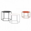 Mesita Auxiliar Hexagon para salón de Desalto. Mesa de diseño italiano.