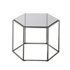 Mesa Auxiliar Hexagon con sobre de Cristal de Desalto. Mesas de diseño.