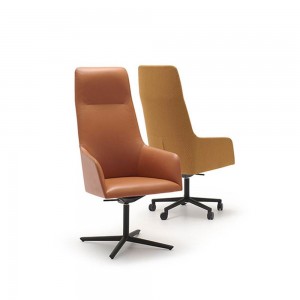 Ejecutivo asiento tapizado Alya SO-1496 con respaldo alto de Andreu World.