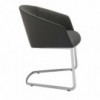 Sillón confortable Brandy SO-2995 con base cantilever de andreu World.