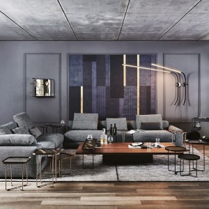 Mesita Idem de Cattelan Italia. Mobiliario de diseño. Mesas auxiliares modernas.