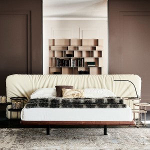 Cama Marlon de Cattelan Italia. Mobiliario de diseño. Camas de dos plazas.