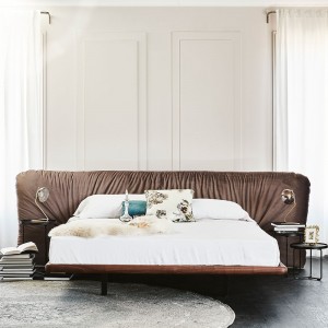 Cama Marlon de Cattelan Italia. Mobiliario de diseño. Camas de dos plazas.