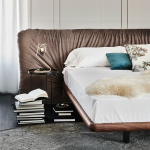 Cama Marlon de Cattelan Italia. Mobiliario de diseño. Camas de dos plazas.