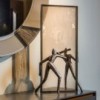 Escultura bronce Reflective minds de Gardeco