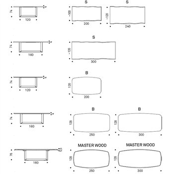 Mesa Dragon Wood de Cattelan Italia. Mesa de comedor. Mesas de madera.