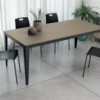 Mesa Dom Extensible Melamina de Ingenia. Mesas extensibles para comedor.