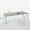 Mesa Dom Extensible Melamina de Ingenia. Mesas extensibles para comedor.