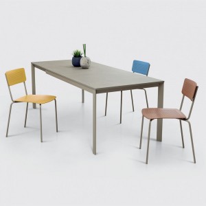 Mesa Paris Melamina de Ingenia. Mesas de diseño italiano. Mesas extensibles.