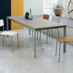 Mesa Paris Melamina de Ingenia. Mesas de diseño italiano. Mesas extensibles.