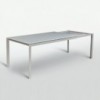 Mesa Paris Cristal de Ingenia. Mesas para salón extensibles. Diseño italiano.