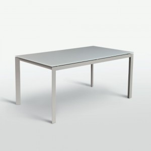 Mesa Paris Cristal de Ingenia. Mesas para salón extensibles. Diseño italiano.