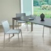 Mesa Winny Extensible Crsital de Ingenia. Mesas de comedor extensibles.