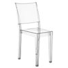 Silla transparente La Marie Kartell. Ideal para interior o exterior.