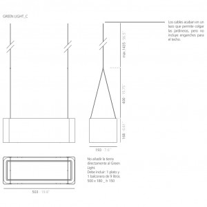 Macetero Green Light C de Systemtronic. Muebles oficina diseño.
