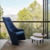 Butaca Nagi de Viccarbe. Butacas tapizadas modernas ideal para interiores.