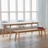 Mesa de madera Triangle de Hay elegante y moderna estilo nordico original.