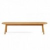 Banco Triangle Leg Hay de madera de Hay de diseño estilio nórdico.