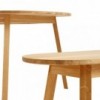 Banco Triangle Leg Hay de madera de Hay de diseño estilio nórdico.