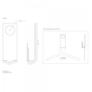 Colgador de diseño Buraco de Systemtronic. Complementos de diseño.