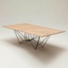 Mesa Fil8 Extensible de Ozzio design. Mesa de madera rectangular.