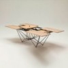 Mesa Fil8 Extensible de Ozzio design. Mesa de madera rectangular.