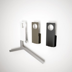 Colgador de diseño Buraco de Systemtronic. Complementos de diseño.