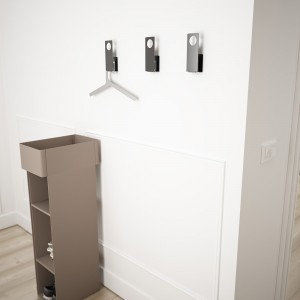 Colgador de diseño Buraco de Systemtronic. Complementos de diseño.