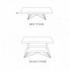 Mesa elevable Radius de Ozzio. Mobiliario de diseño.
