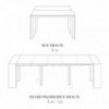 Mesa/consola Golia de Ozzio design. Sillas y mesas transformables.
