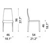 Silla Blitz de Ozzio design. Sillas de elegante diseño italiano.