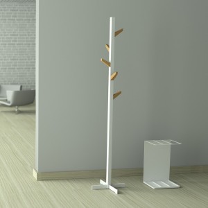 Perchero suelo Second tree de Systemtronic. Muebles oficina diseño.