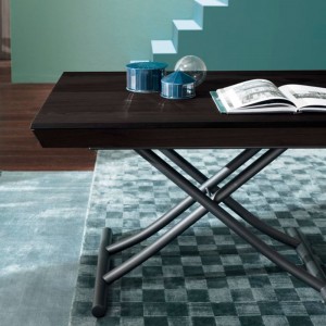 Mesa de salón transformable Leonardo de Ozzio Design. Muebles modernos