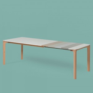 Mesa rectangular extensible Lataula de Arlex. Mesas modernas.