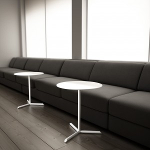 Mesa auxiliar Mill de Systemtronic. Muebles oficina diseño.