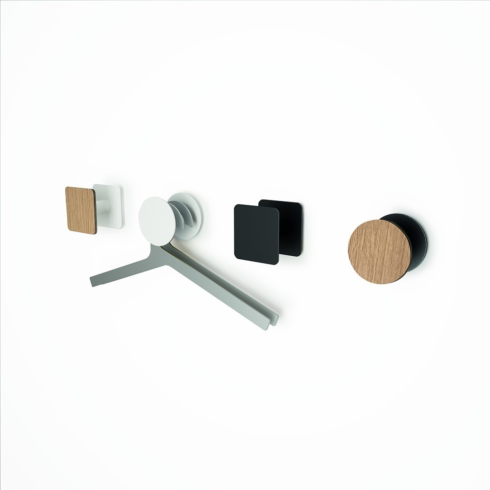 Colgador Pointo cuadrado de Systemtronic. Muebles oficina diseño.