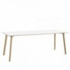 Mesa Copenhague Deux CPH210 rectangular Hay. Mesas de diseño Nórdico.