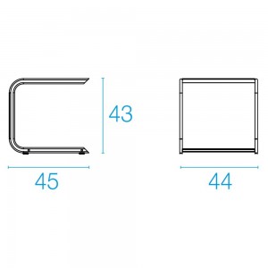 Mesa Baja Holly para exteriores de Emu.